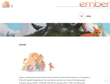 Tablet Screenshot of emberjournal.org